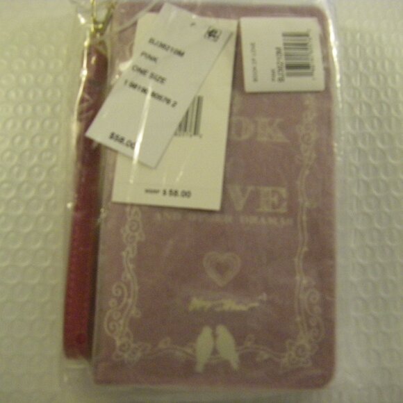Betsey Johnson Kitsch Book Of Love Wristlet Pink New Sealed - Picture 7 of 11